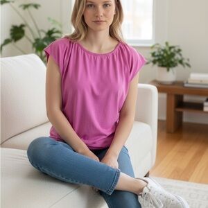 Joe Fresh Pink Top size XL